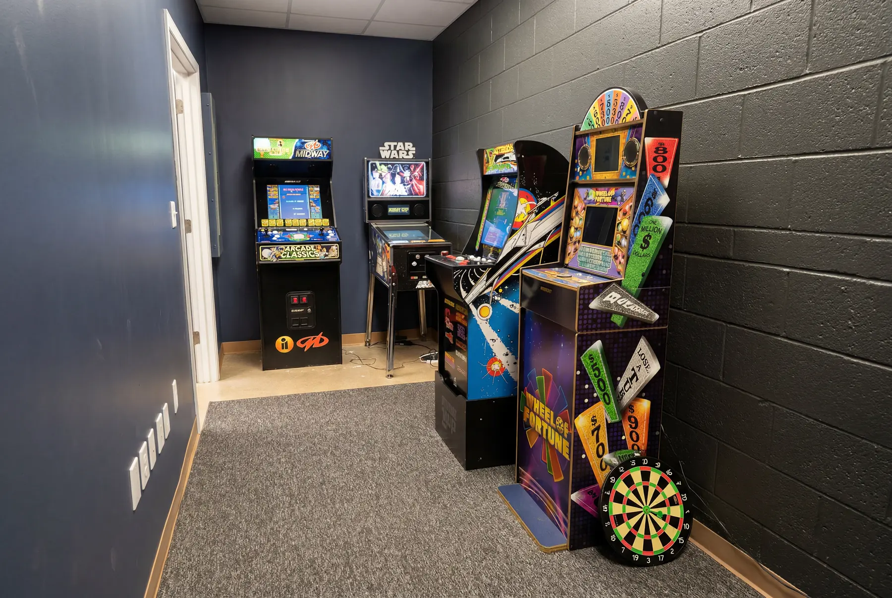 The game room at Holdfast Recovery