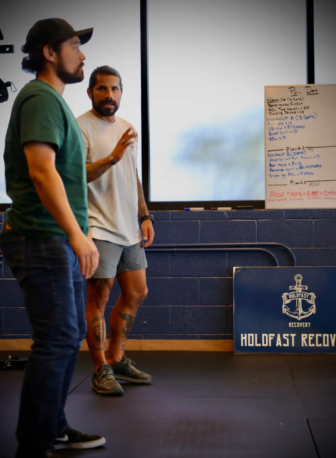 Bobby Figueroa working with a client